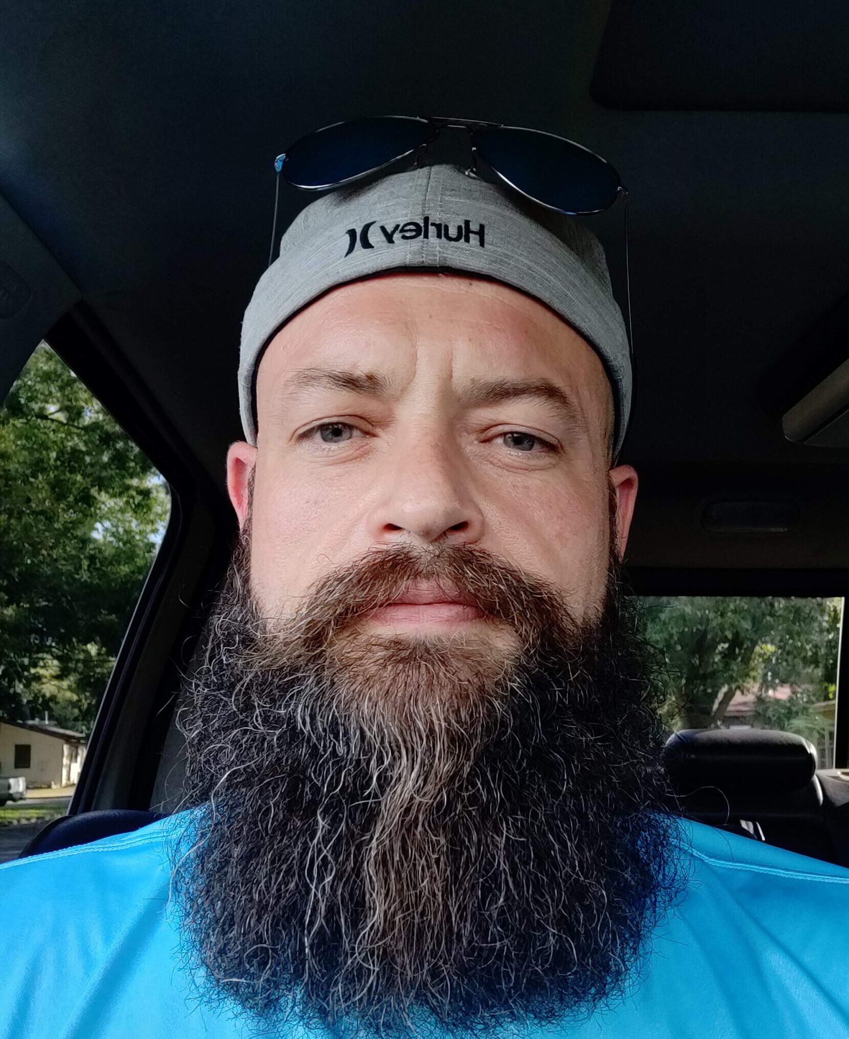 Selfie taken in my truck